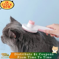 pet comb self cleaning bru for cats dogs hair comb for cat dog grooming hair cleaner cleaning beauty slicker brush pet supplies