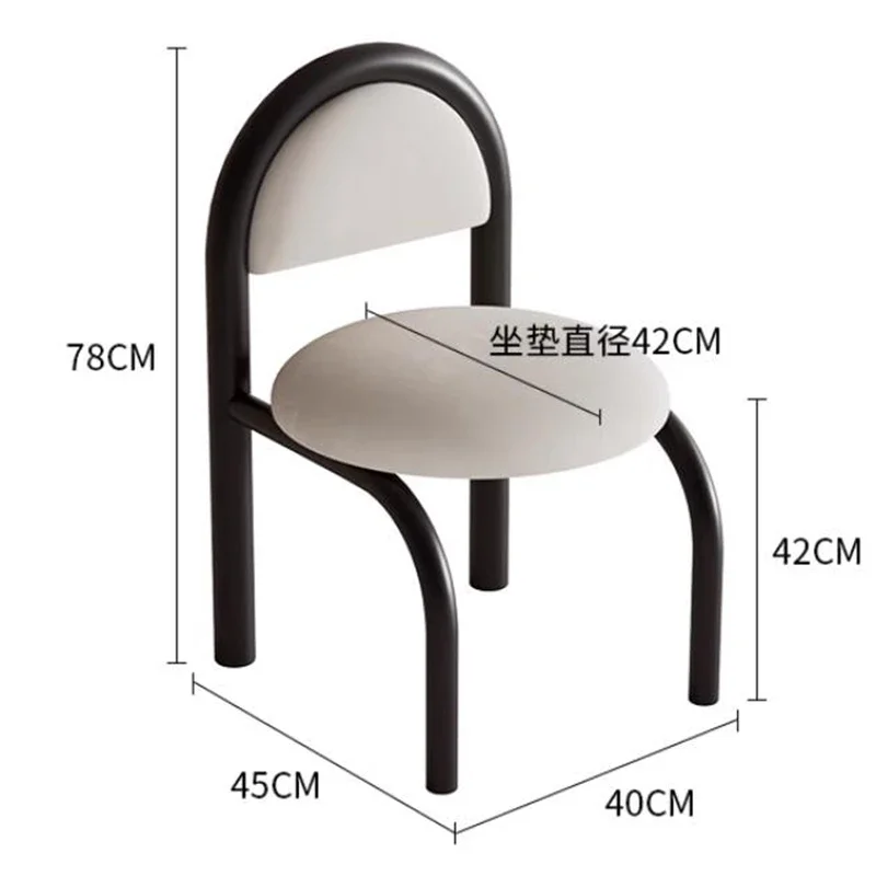 Скандинавский современный стул для макияжа комод металлический отдыха