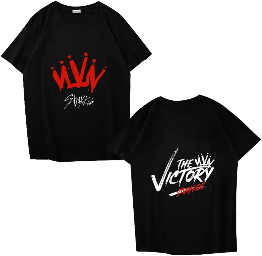 Xkpopfans Kpop SKZ Straykids Shirt MANIAC Concert Tshirt Felix Hyunjin Jisung Bangchan Same Style Tee