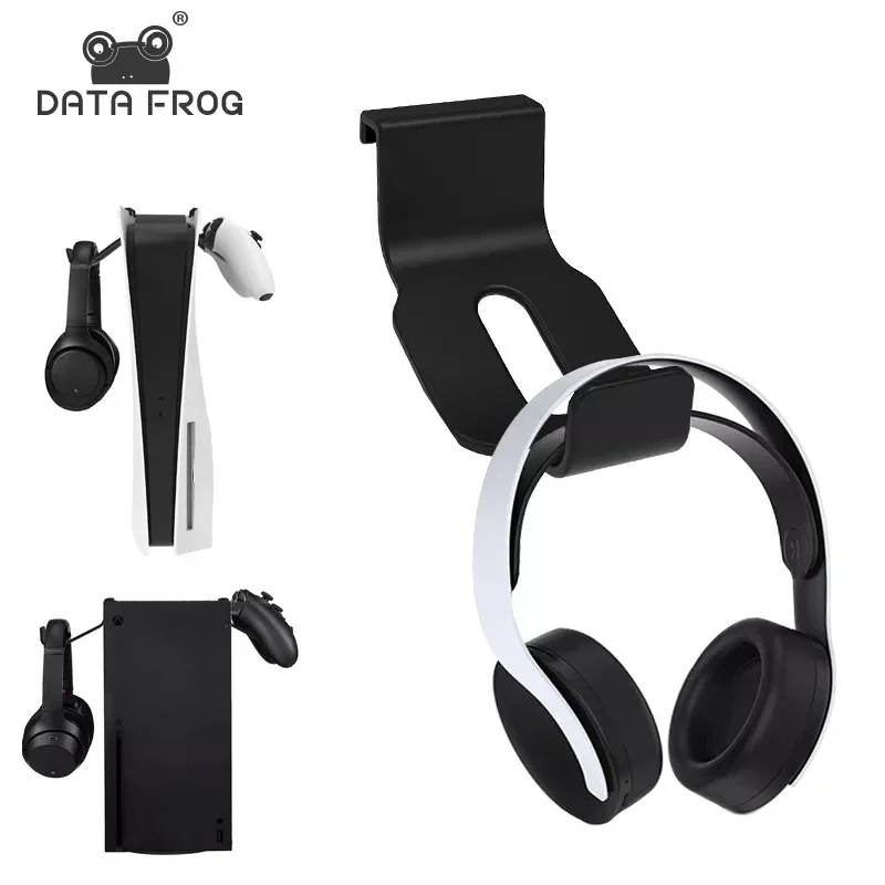 

Вешалка для наушников DATA FROG, 2 шт., держатель контроллера для консоли PS5, держатель для гарнитуры, подставка для хранения аксессуаров для Xbox с...