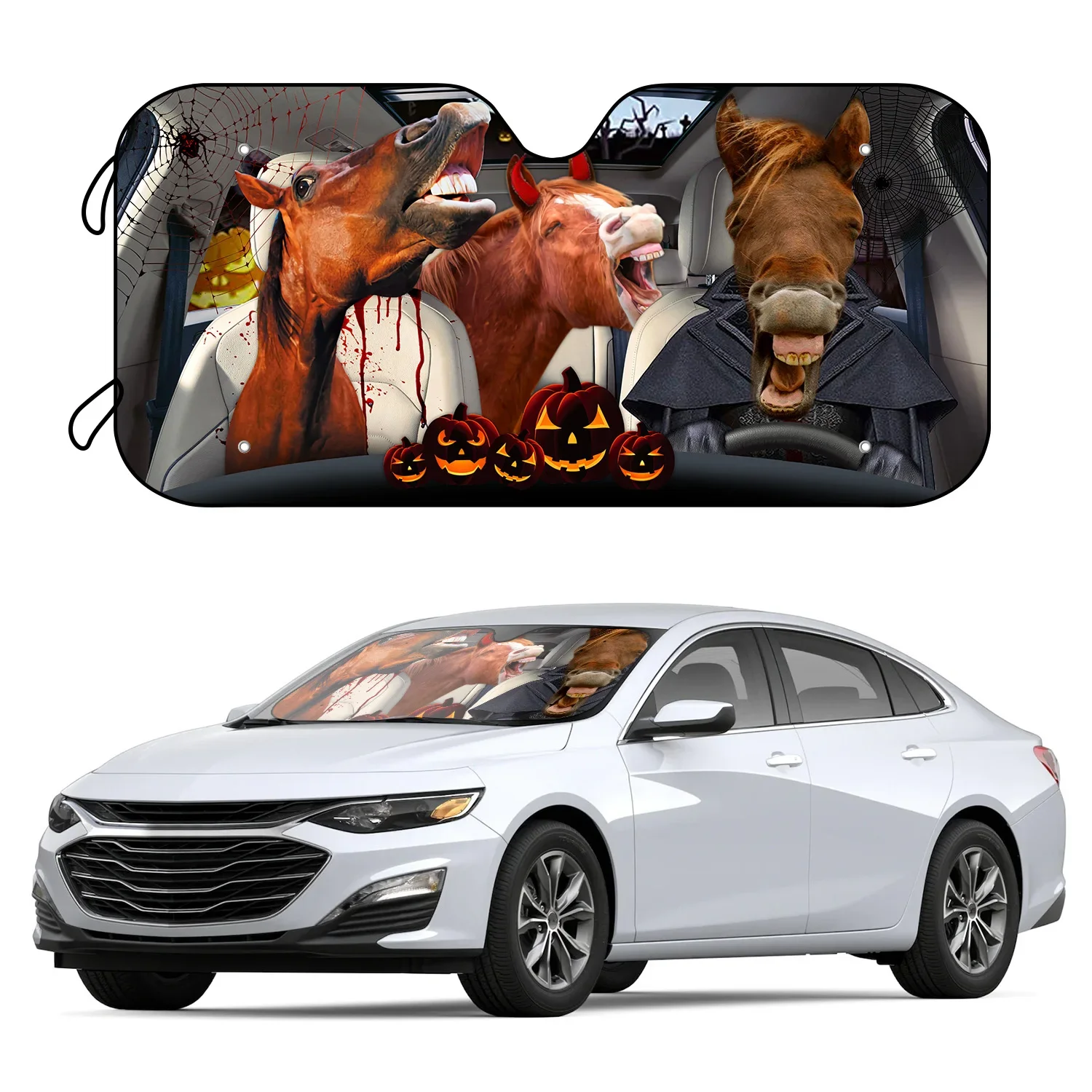 Защитите свой автомобиль от солнечных лучей с помощью этого складного