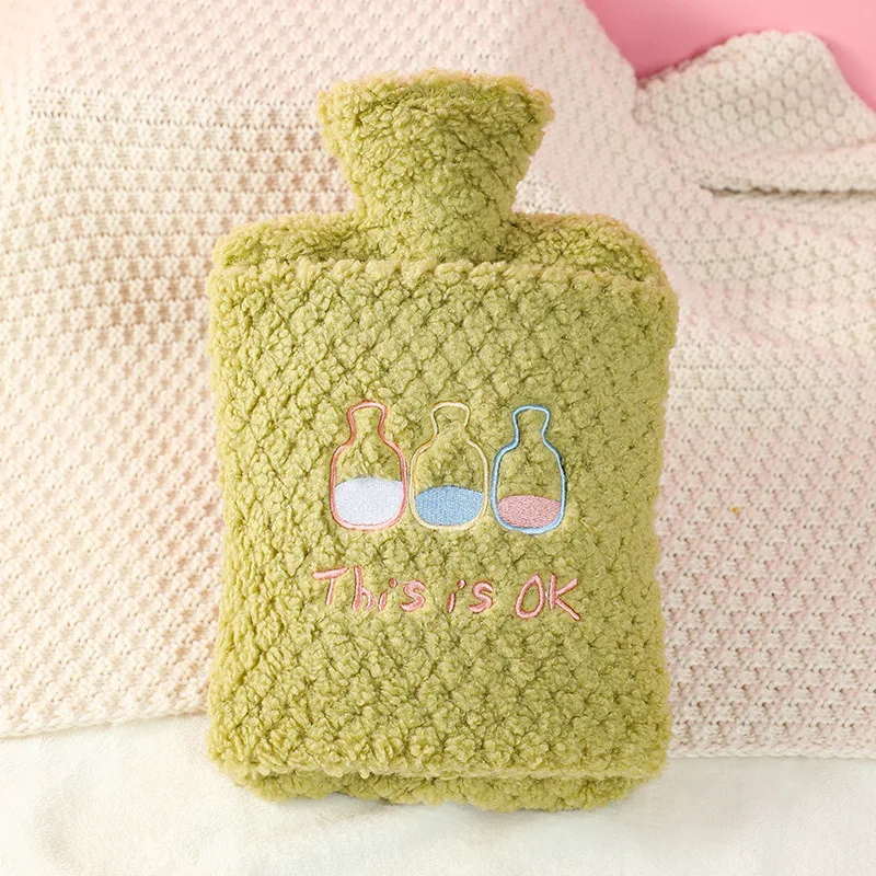 

Cartoon water injection explosion-proof warm hand bag Student dormitory thick hot water bag Portable winter warm baby