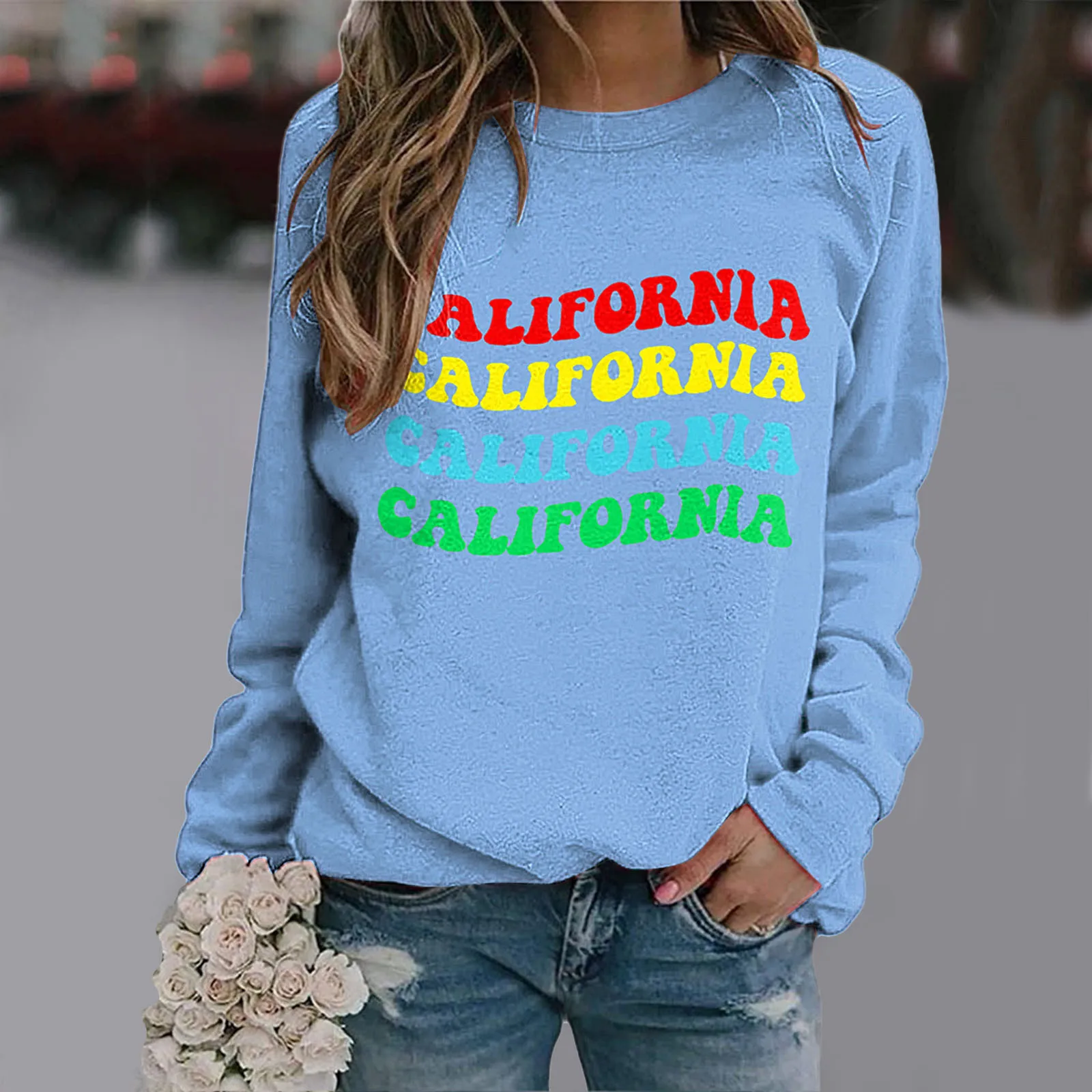 

Hoodes For Women Casual Full Zip Pullover Tops Round Neck Loose Hooded Womens Light Zip Sweatshirt Womens Mock Turtle