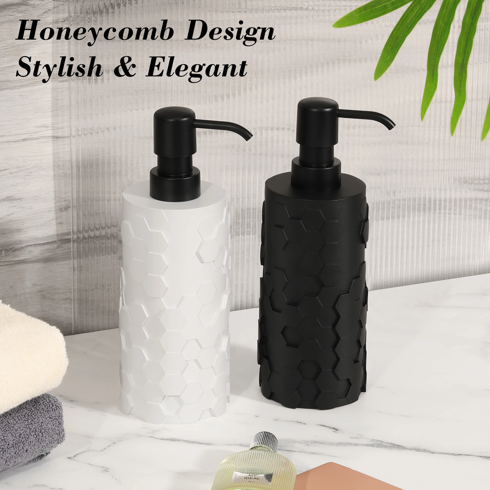 Набор бутылок с дозатором мыла Luxspire для кухонной столешницы рук со сменной