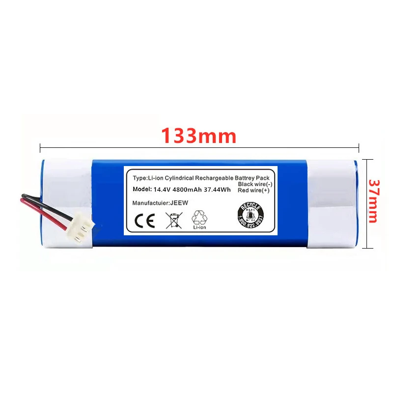 14 4 V 6800mAh аккумулятор для робота-пылесоса Pack Для Ecovacs Deebot DJ35 DJ36 DK35 DK36 DK520 DN520 DN55 |