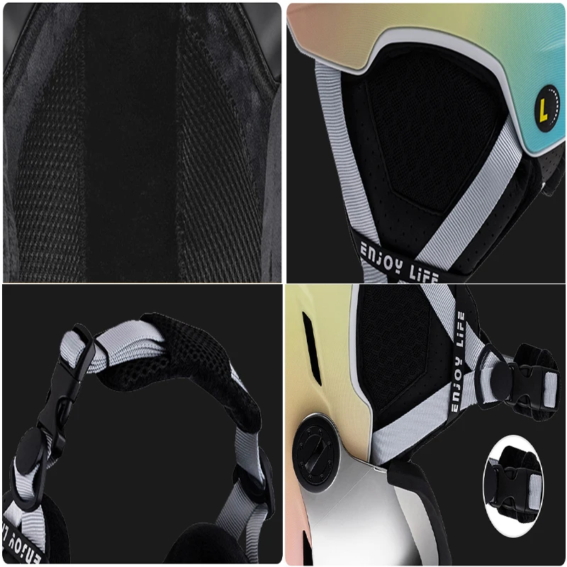 Новинка 2024 лыжные шлемы для взрослых зимние уличные спортивные дышащие удобные