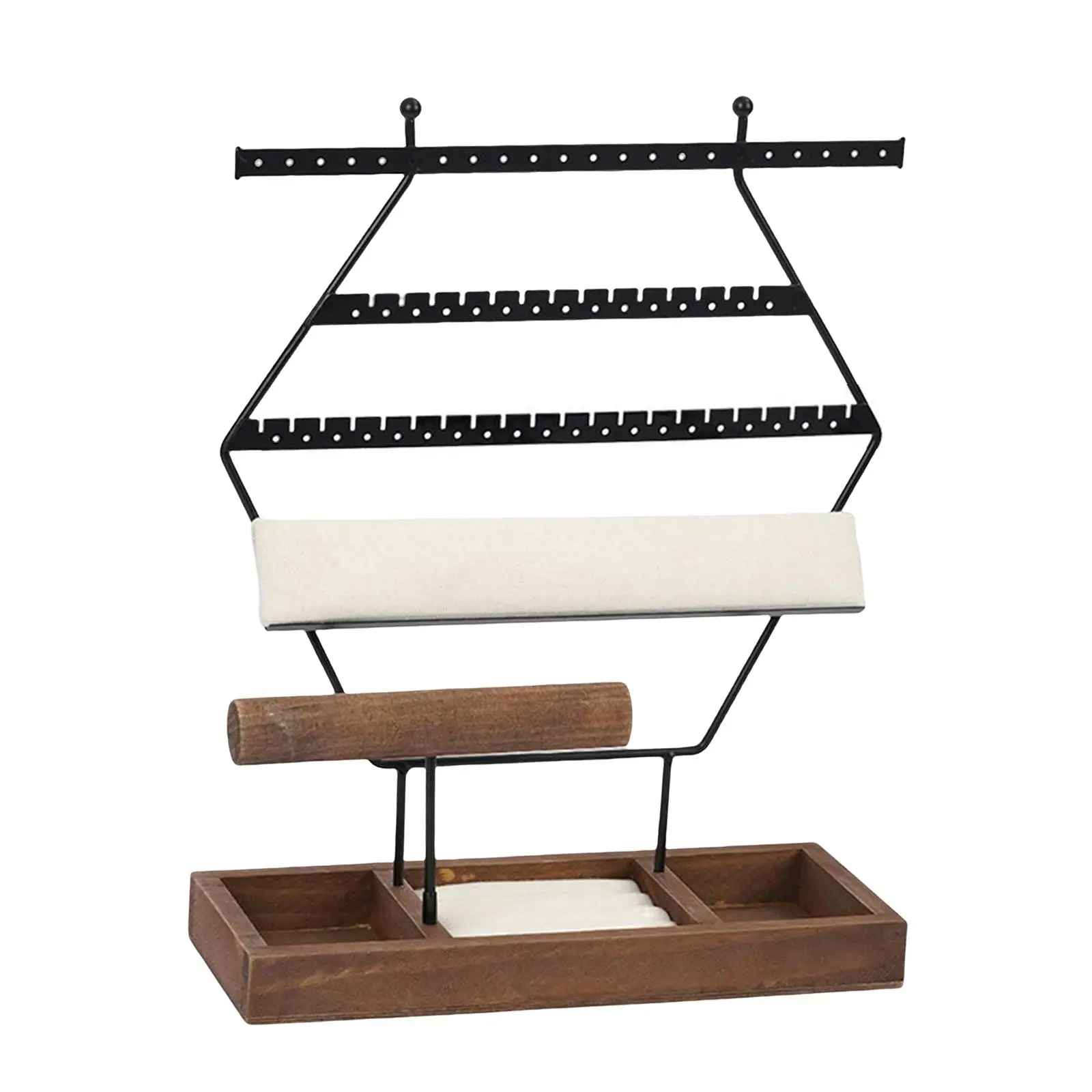 

Многофункциональная витрина для ювелирных изделий, подставка для ожерелья, многоуровневый держатель для хранения для домашнего магазина, ...