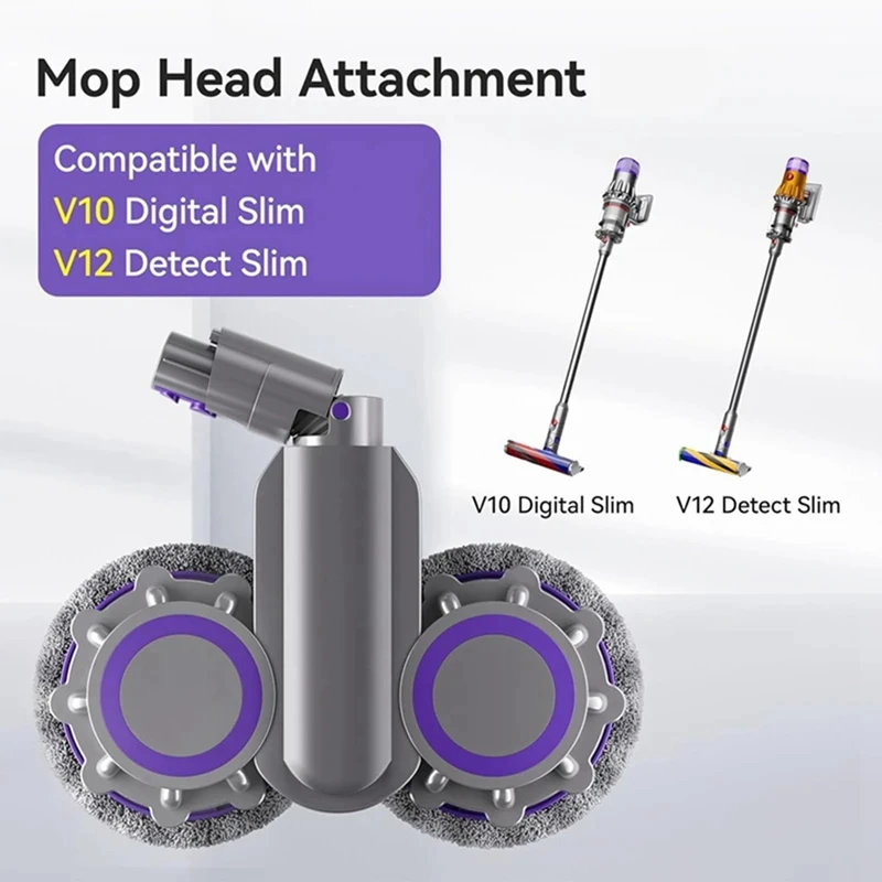 Электрическая насадка для швабры деталей пылесоса Dyson V10 Slim/V12 Detect Slim с водяным