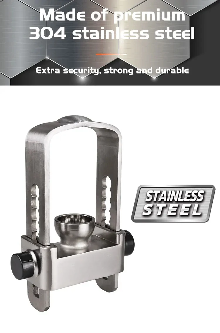 U-образный замок для прицепа из нержавеющей стали с логотипом на заказ со