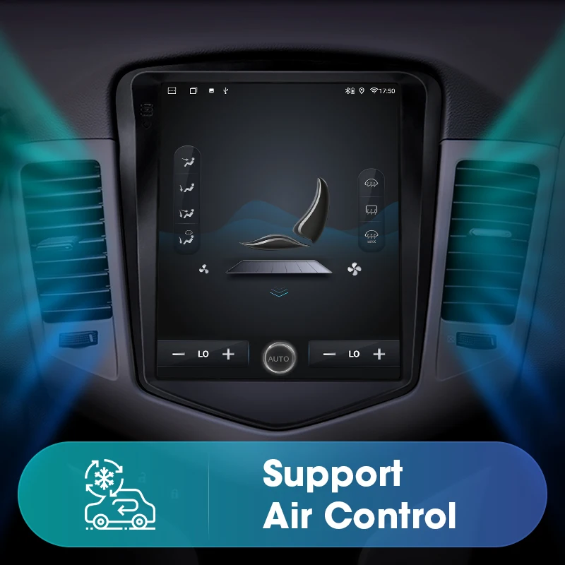 $85.45 Tesla Style Screen for Chevrolet Cruze 2008-2014 Carplay Android 11 Car Radio Multimedia Video Player Navigaion Head Unit Stereo