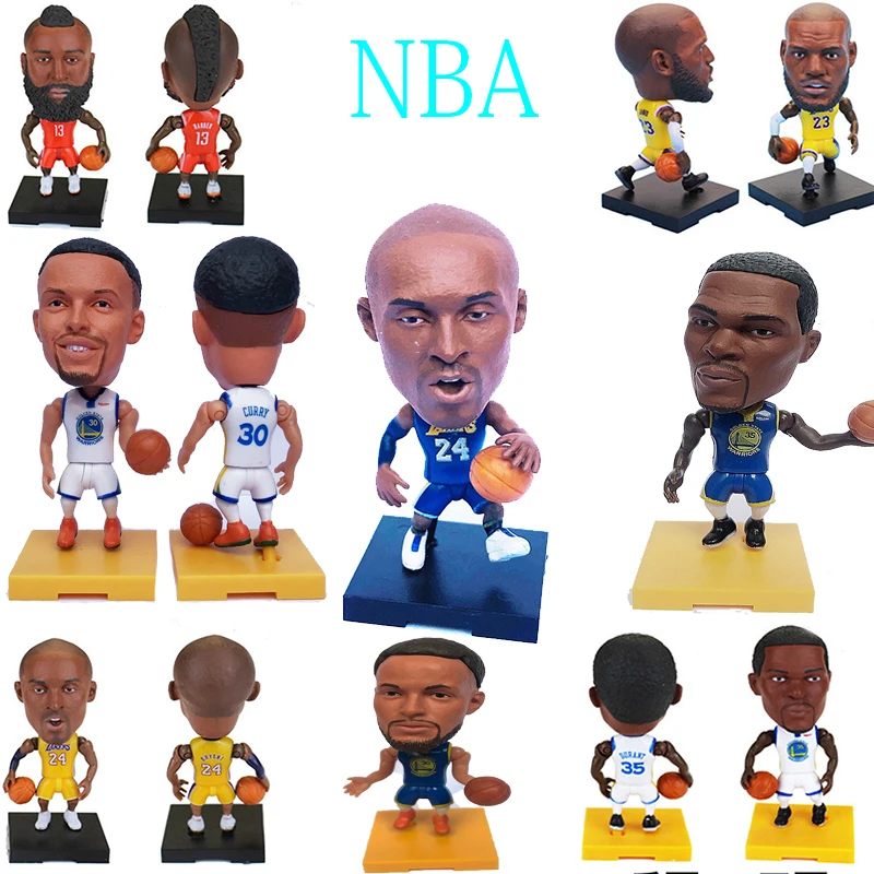 

NBA basketball star Kyrie Irving James Harden Kobe Bryant Figure model collect car ornament doll statue kids toys Gift