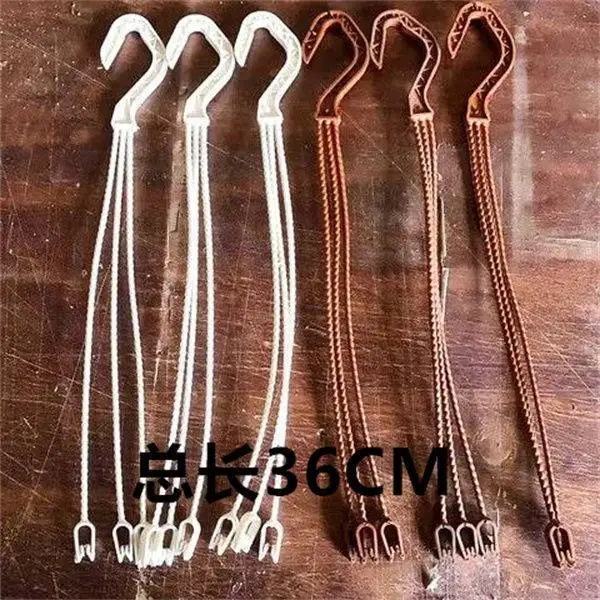 

100pcs 36cm Plant Hanger Macrame Hanging Flower Pots Holder Garden Planter Hooks Home Hanging Basket Balcony Decor