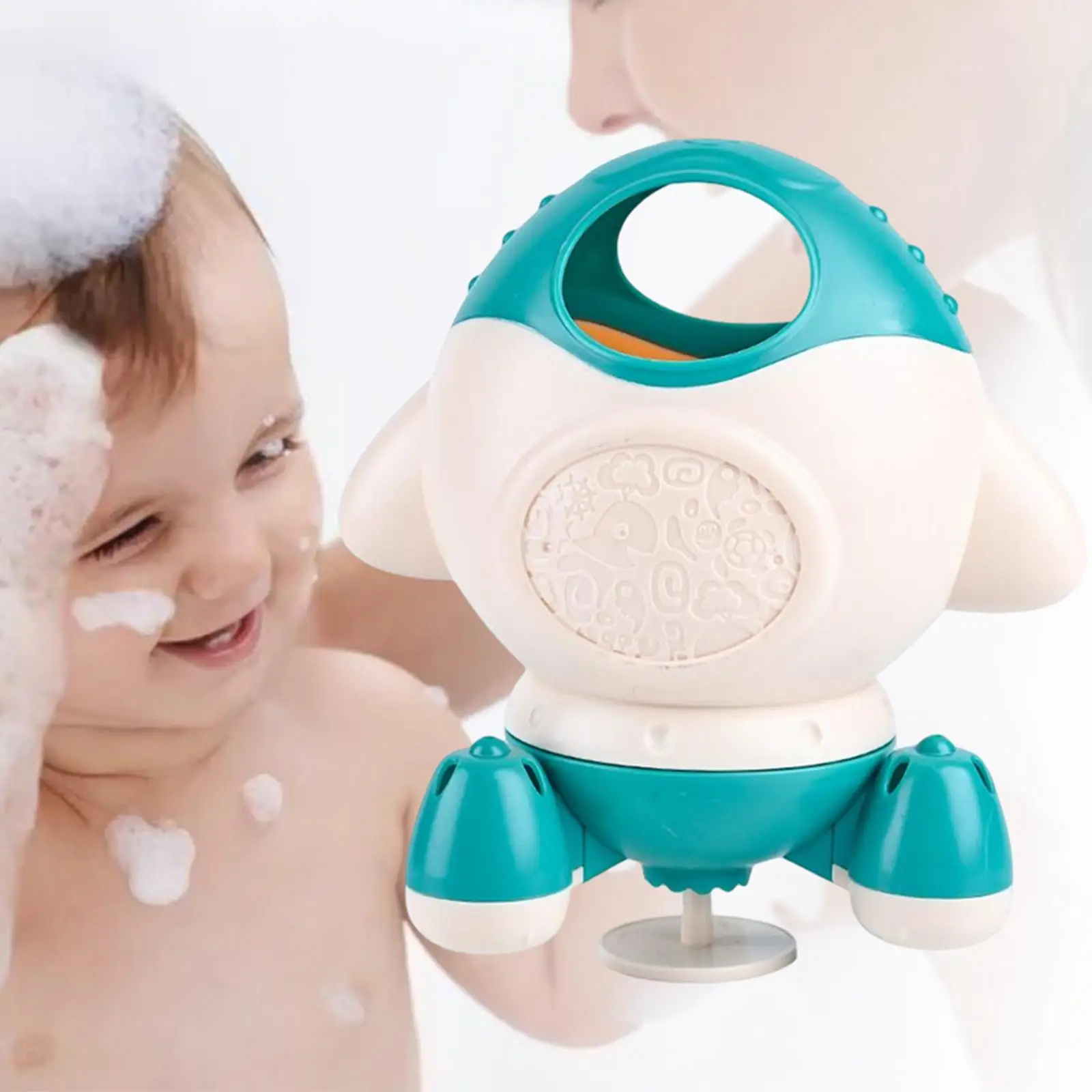 

Children Fountain Rocket Bath Shower Baby Toy Spray Water Toddler Bath Toys Blue