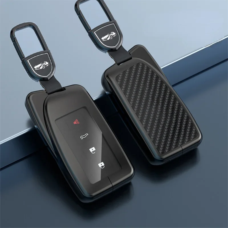 Новый карбоновый металлический чехол для дистанционного ключа из ТПУ Lexus NX GS RX is es