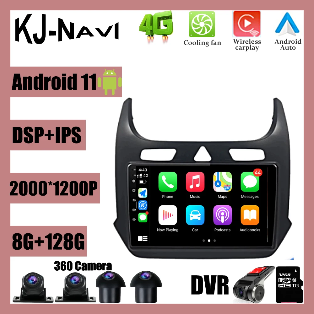 

Carplay Android 12 DSP Stereo Auto Multimedia Player Radio GPS Navigation For Chevrolet Cobalt 2 2011 - 2018