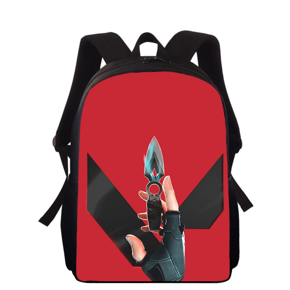 Shooting game Valorant 15” 3D Print Kids Backpack Primary School Bags for Boys Girls Back Pack Students School Book Bags