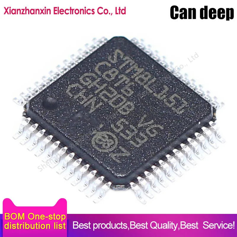 

2~10PCS/LOT STM8L151C8T6 STM8L151 151C8T6 LQFP48 32-bit microcontrollers MCU