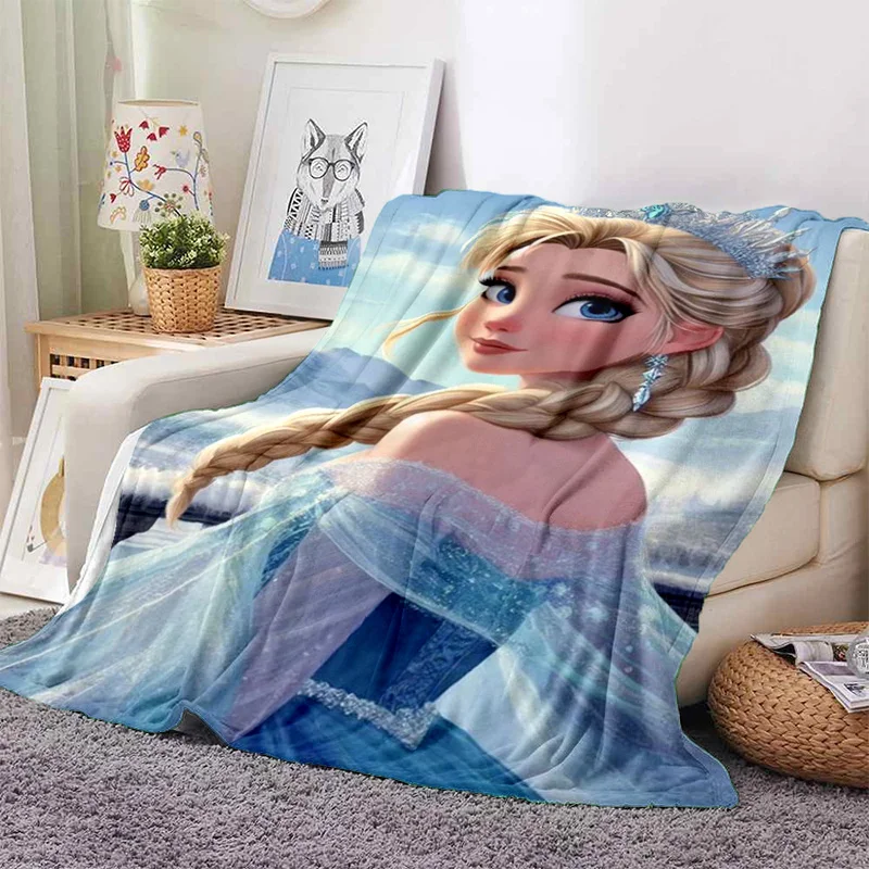 MINISO Мультяшные одеяла «Холодное сердце» из полиэстера/хлопка