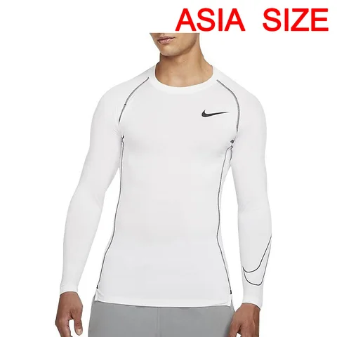 Оригинальное новое поступление, мужские футболки NIKE Pro Dri-FIT, спортивная одежда с длинным рукавом