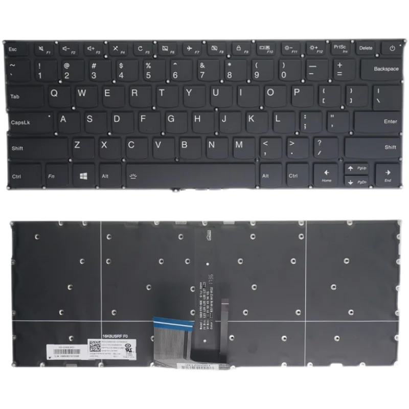 

Новинка для ноутбука lenovo 720S-14 720S-14IKB, клавиатура с подсветкой США, без рамки 14