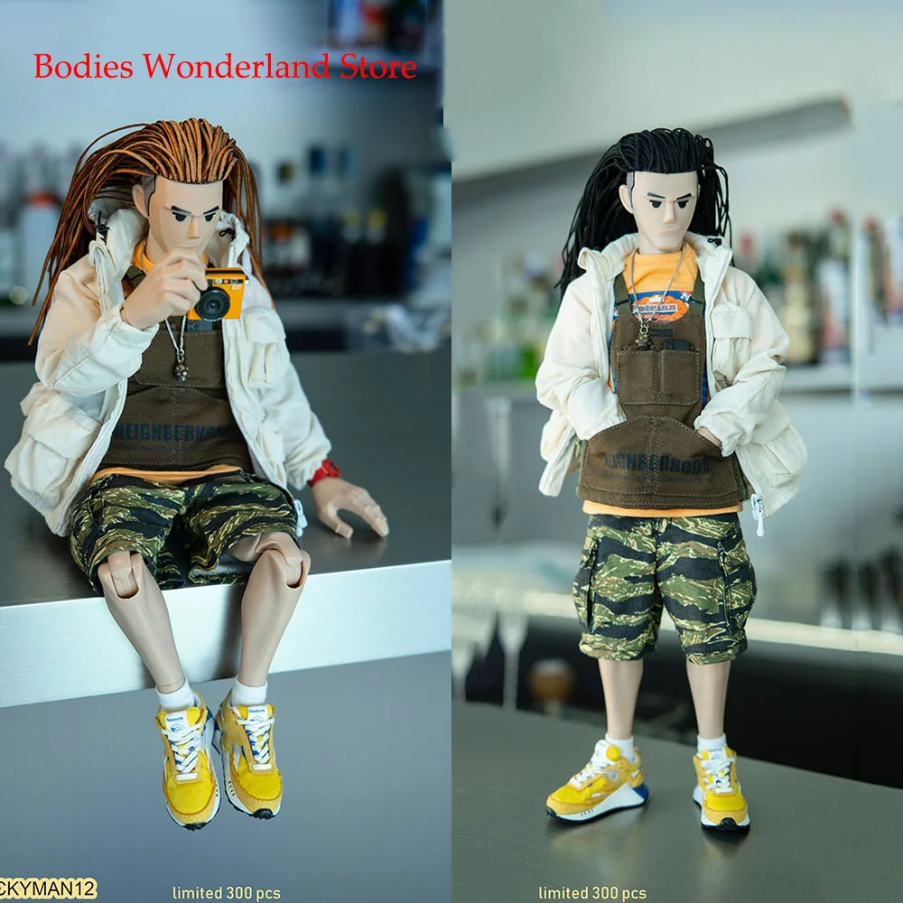 Оригинальная экшн-фигурка Trickyman12 LOVESICK Pt2, масштаб 1/6, лимитированная версия, желтая, черная версия, полный комплект, Мужская Solider