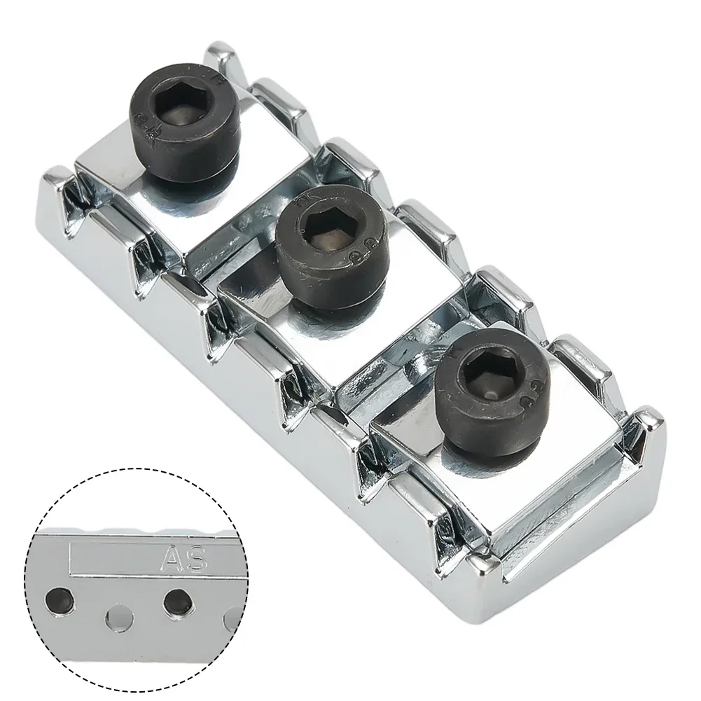 Гайка запорная для струн электрогитары 42 мм моста Floyd Rose Tremolo с крепежными винтами