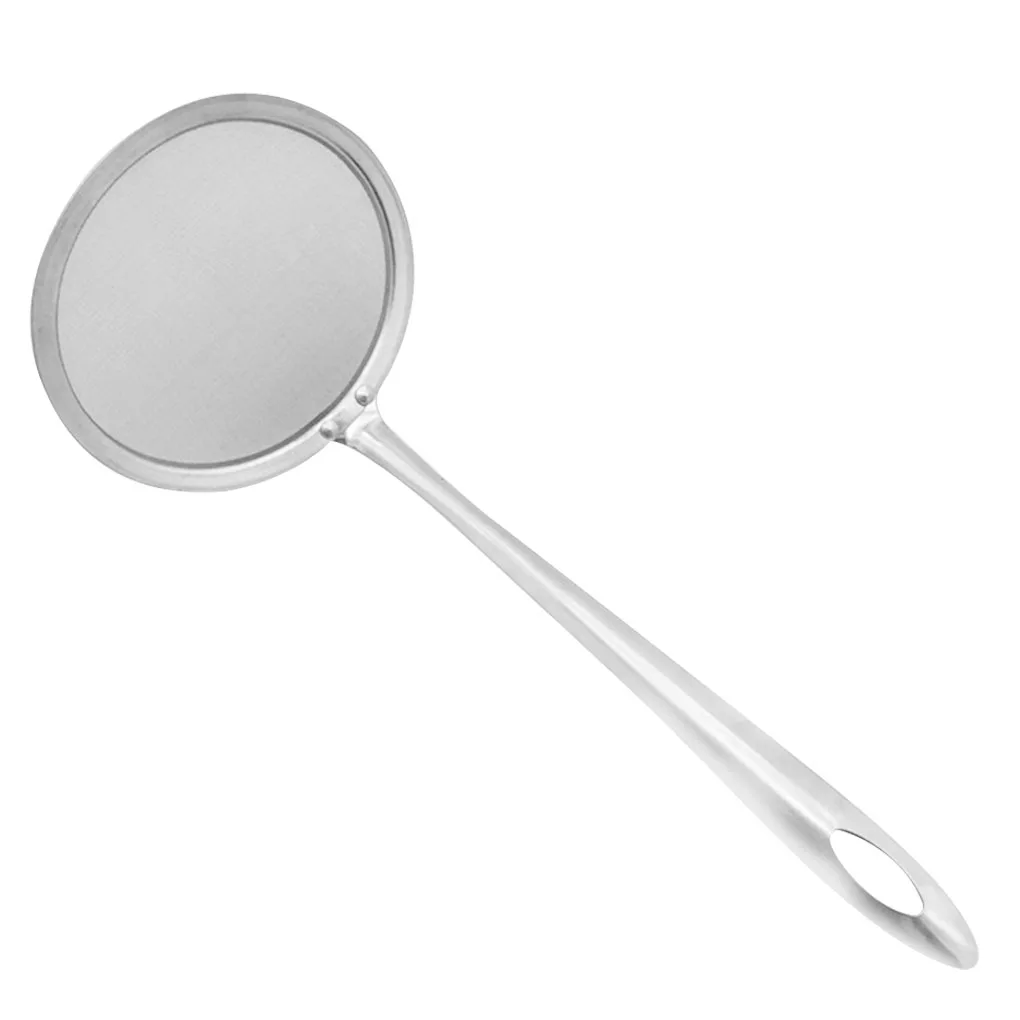 

Oil Strainer Stainless Steel Filter Oil Pot Food Filter Cookware Colander Fried Filter Kitchen Strainer Baking Cooking Tools