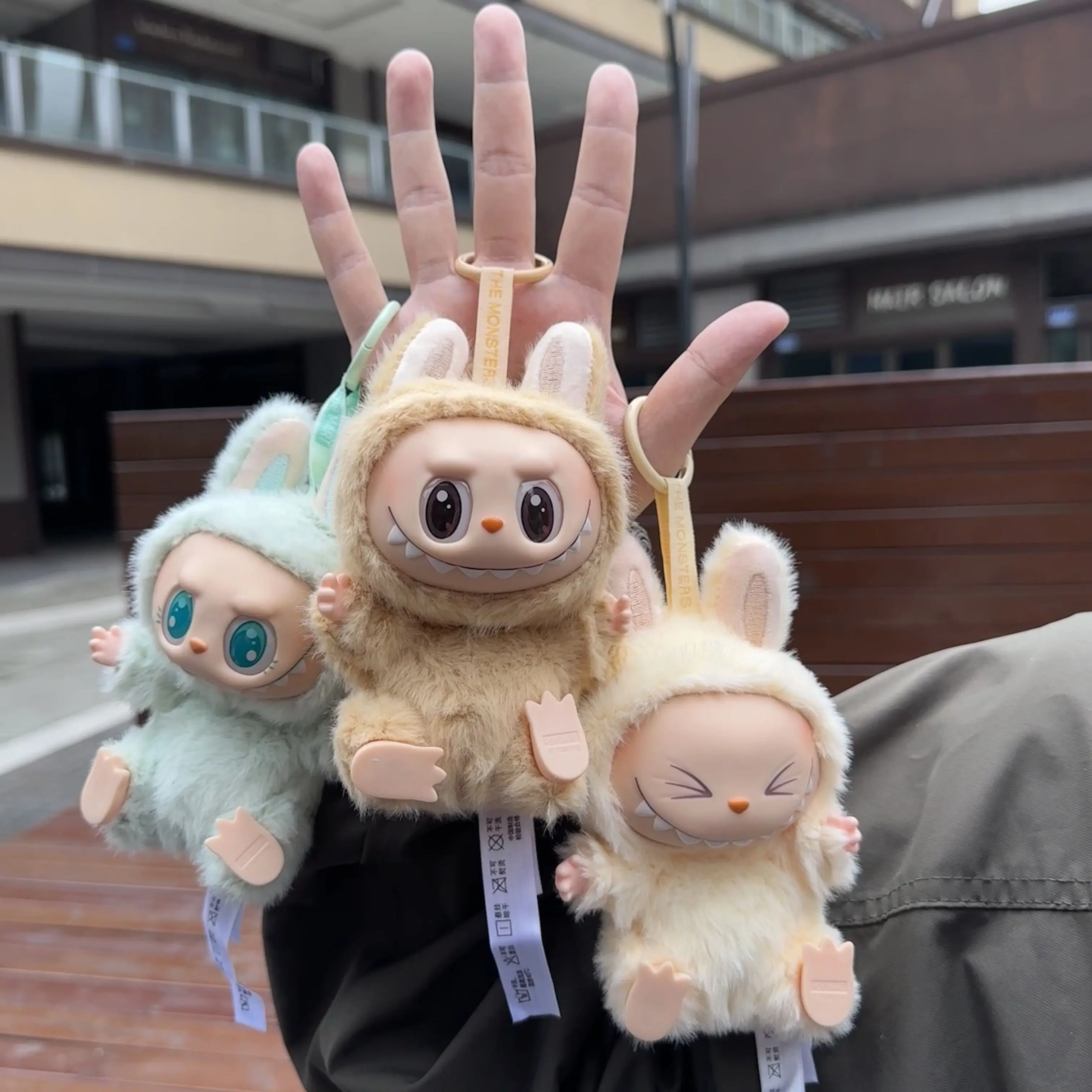 Лидер продаж аниме-фигурка Labubu Have A Seat виниловая подвеска кукла модель игрушки