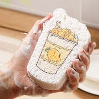 3 pcs cleaning sponge dishcloth non stick kitchen dishwashing sponge wipe dishwashing rag towel pot brush household merchandises