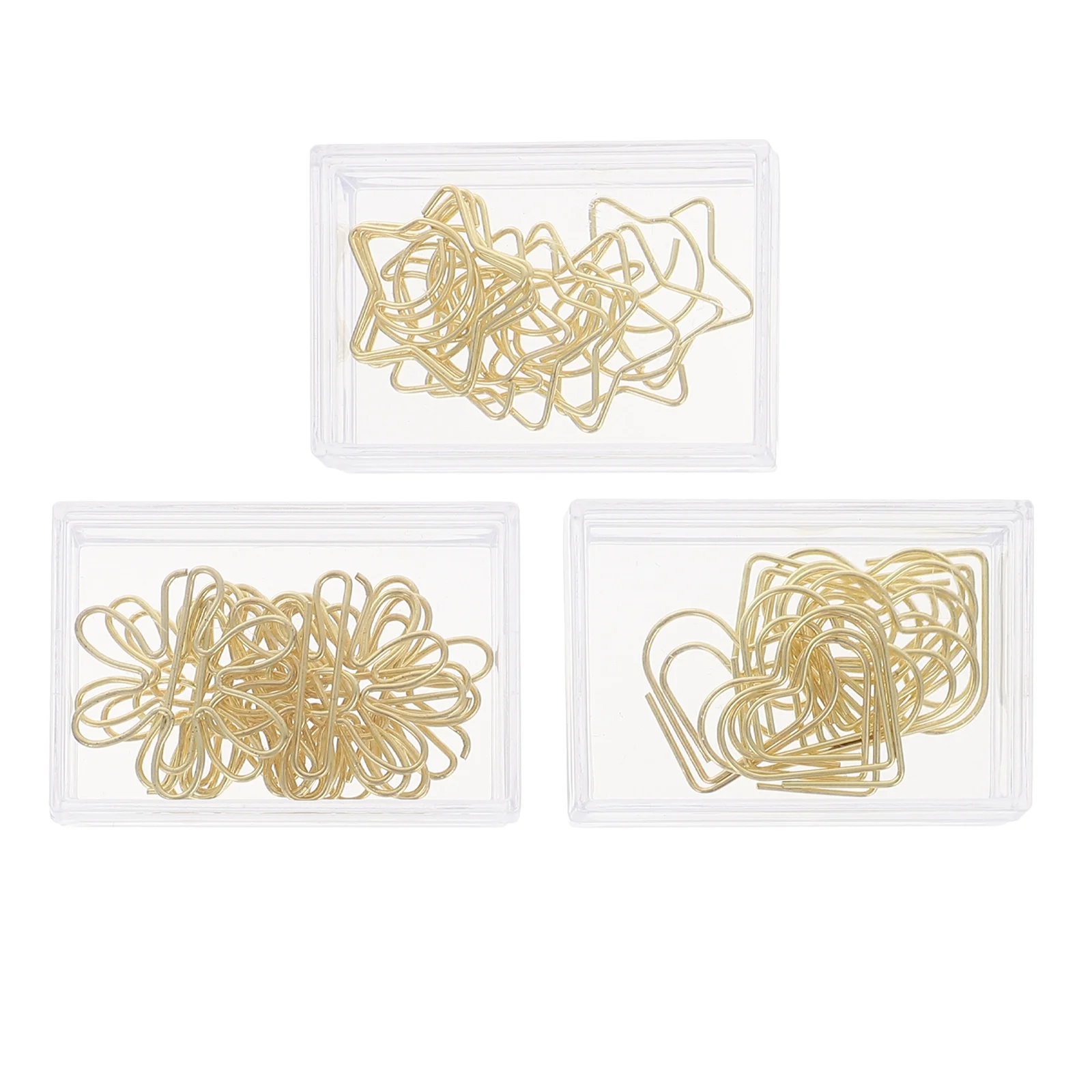 

30Pcs Office Paperclips Multi-use Paperclips Small Metal Clips Bills Fixing Paperclips