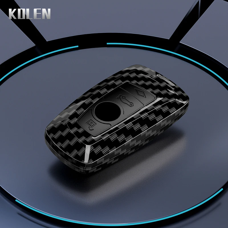 

Чехол для автомобильного ключа из АБС-углеродного волокна для BMW X1 X3 X5 X6 X7 F30 F34 F10 F20 G20 G30 G01 G02 G05 F15 F16 1 2 3 5 7 Series G11 G32