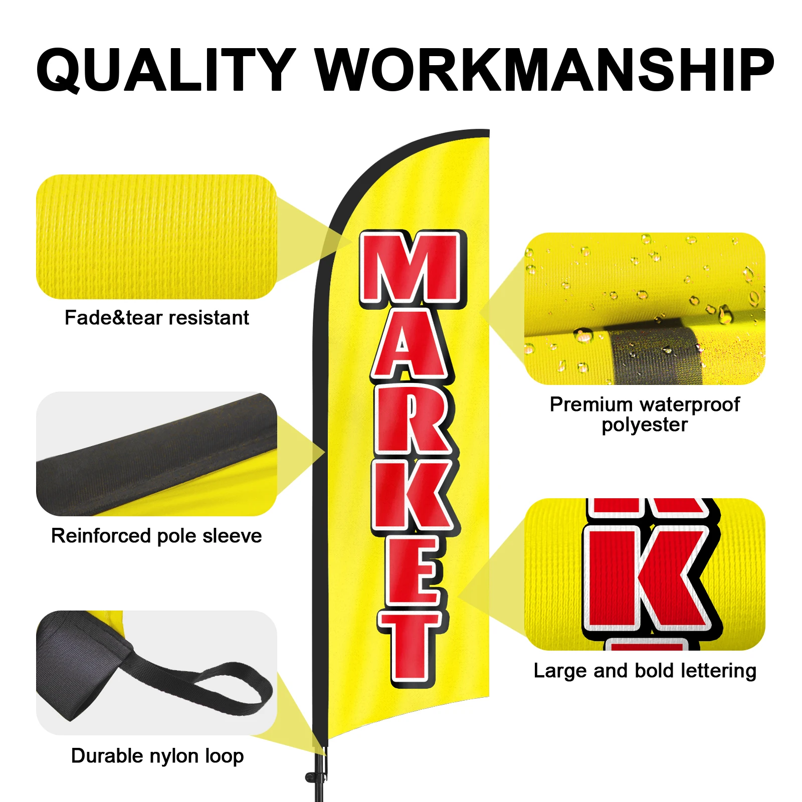 FSFLAG 1 шт. 280 см флаг с перьями для рынка флагштоком рекламный наружный баннер