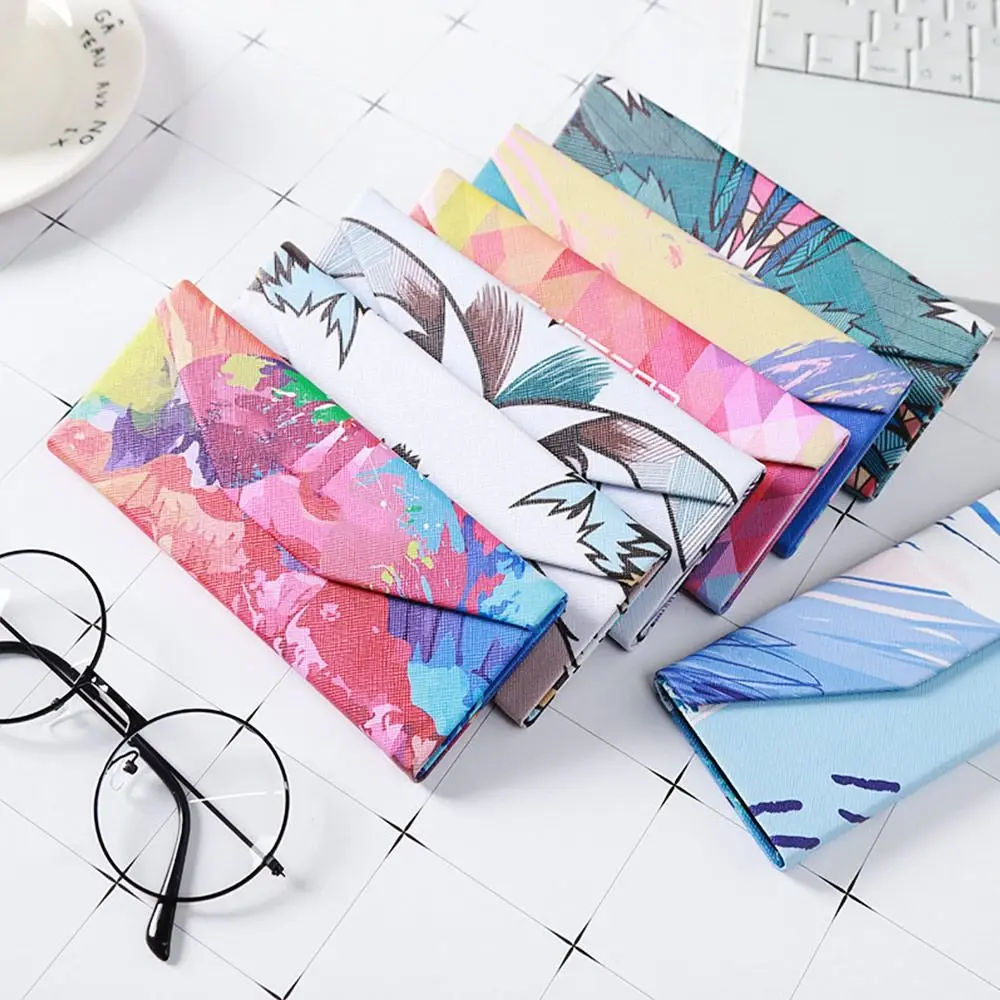 

Высококачественные Полиуретановые футляры для очков, Модная складная сумка для солнцезащитных очков, портативная треугольная защита для о...