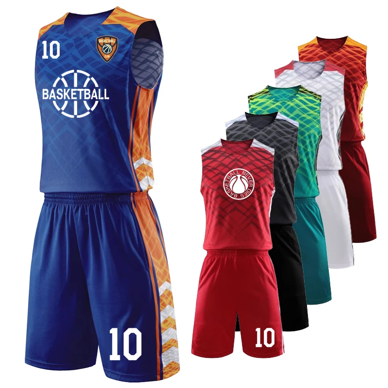 Мужская реверсивная баскетбольная ткань детский жилет без рукавов шорты из