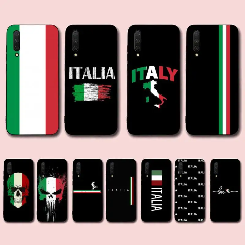 

Italy Flag Phone Case for Xiaomi mi 5 6 8 9 10 lite pro SE Mix 2s 3 F1 Max2 3
