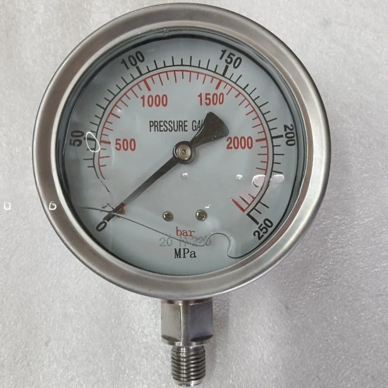 

For 250Mpa High-pressure Pressure Gauge and Oil Pump