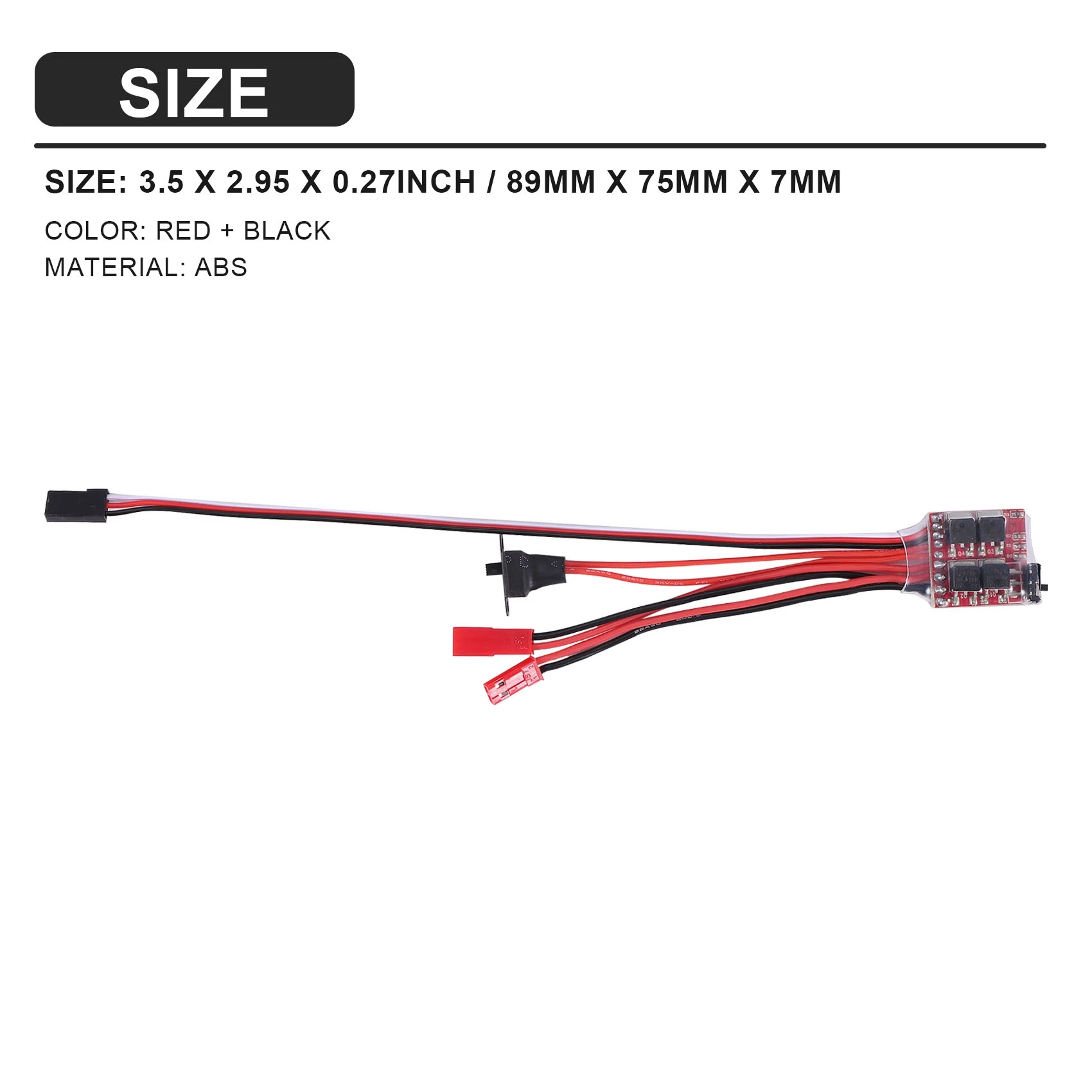 20A Bustophedon ESC щеточный контроллер скорости для радиоуправляемого автомобиля