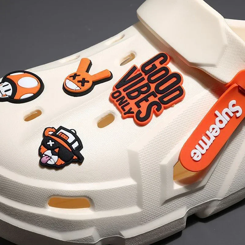 Сандалии Baotou мужские на нескользящей подошве Повседневная пляжная обувь мягкая