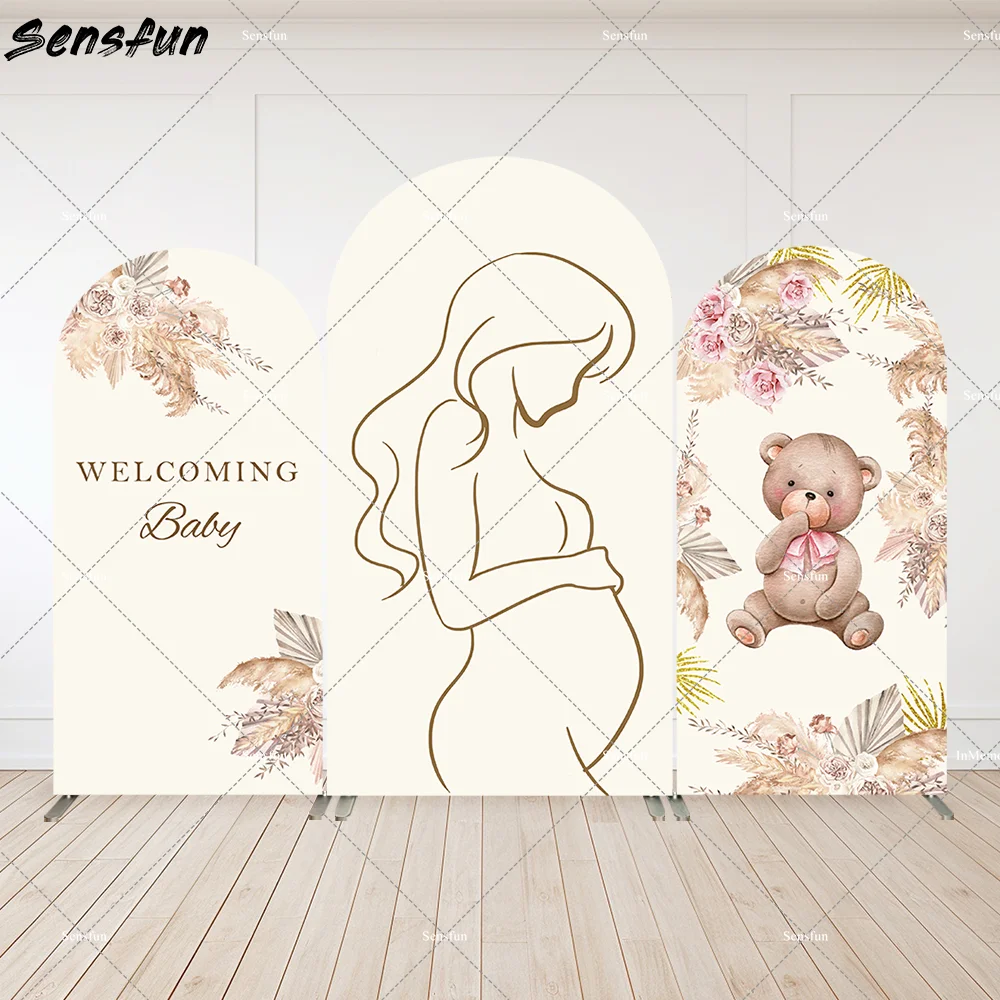 Фон для фотосъемки с изображением медведя