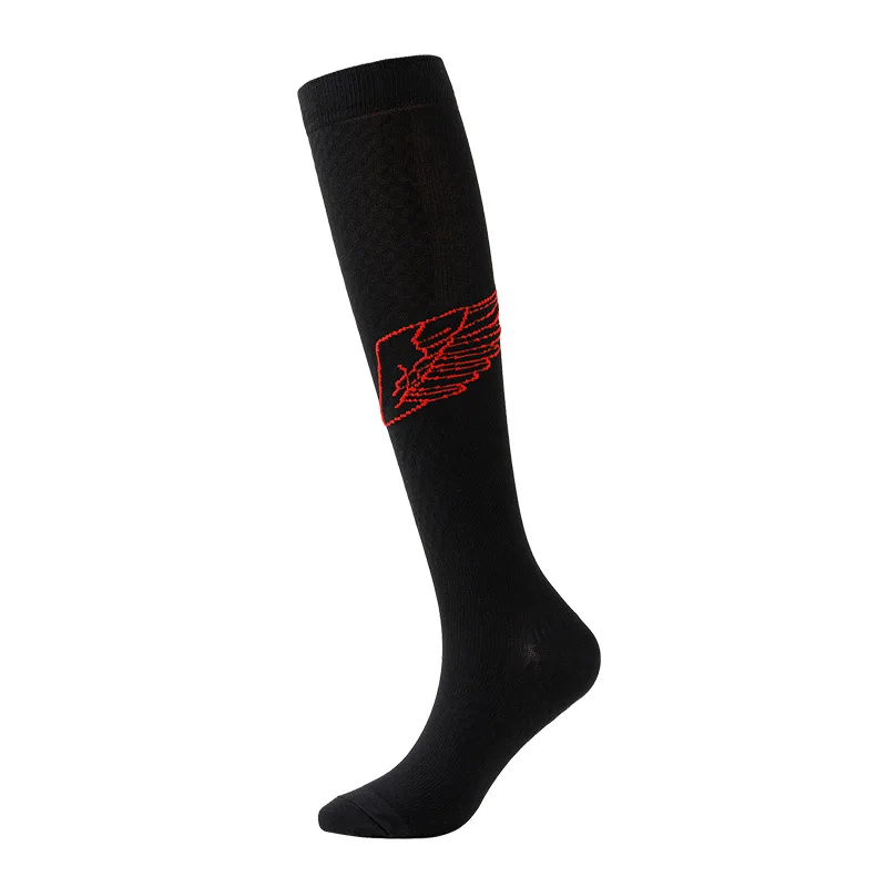 Nylon Silk Pressure Socks For Men And Women Wing Pattern Stockings multi-color Running Socks Fitness Socks Running Pressure Sock