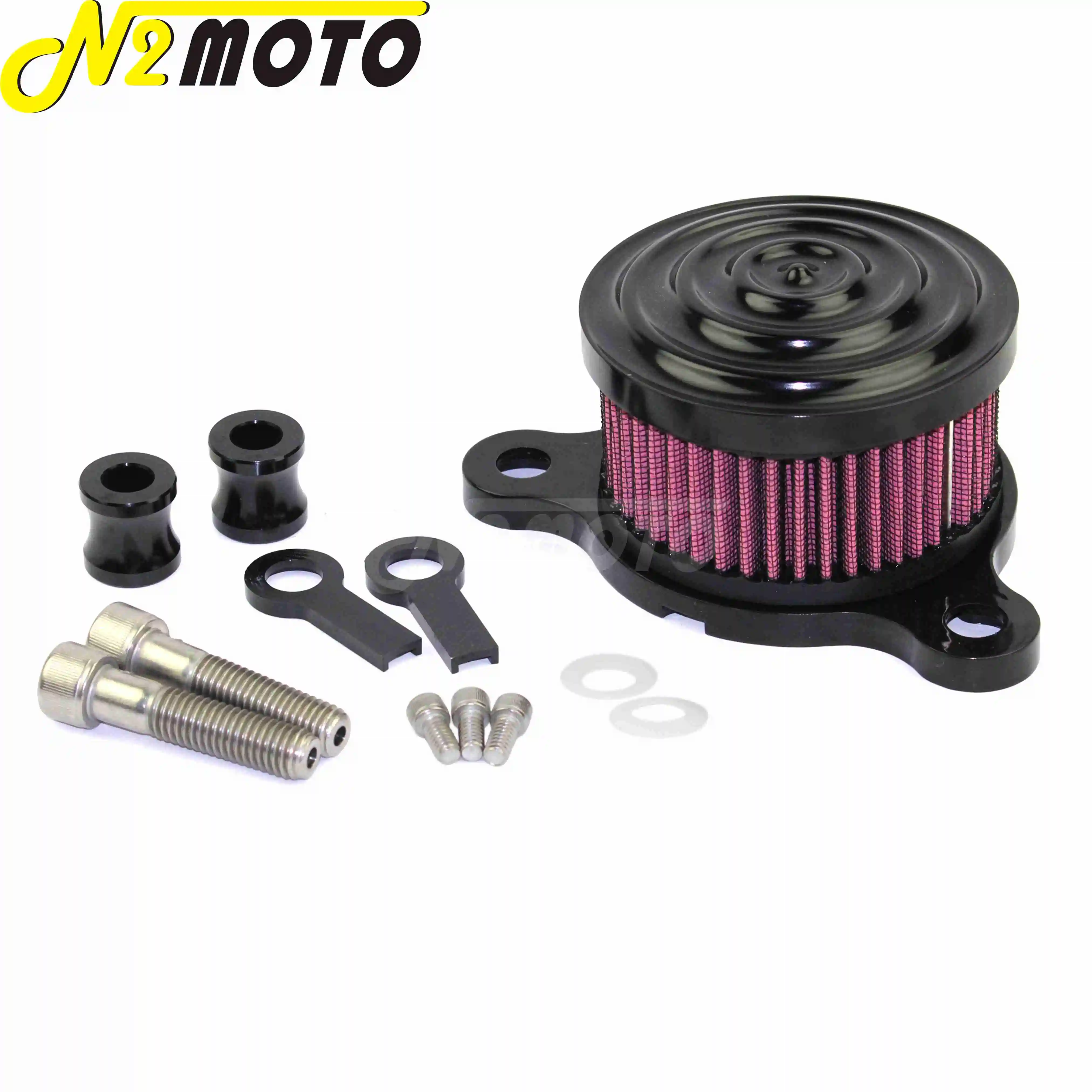 

Black Aluminum Air filter Intake Cleaner for Harley Sportster XL883 XL1200 2004-UP