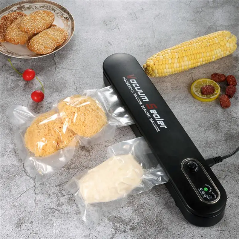 

Vacuum Sealer Machine Compact Design Food Preservation Bags Included Dry Moist Fresh Modes Household Food Vacuum Sealer Storage