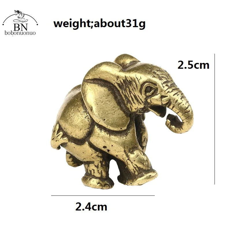 

Мини-фигурка слона из меди