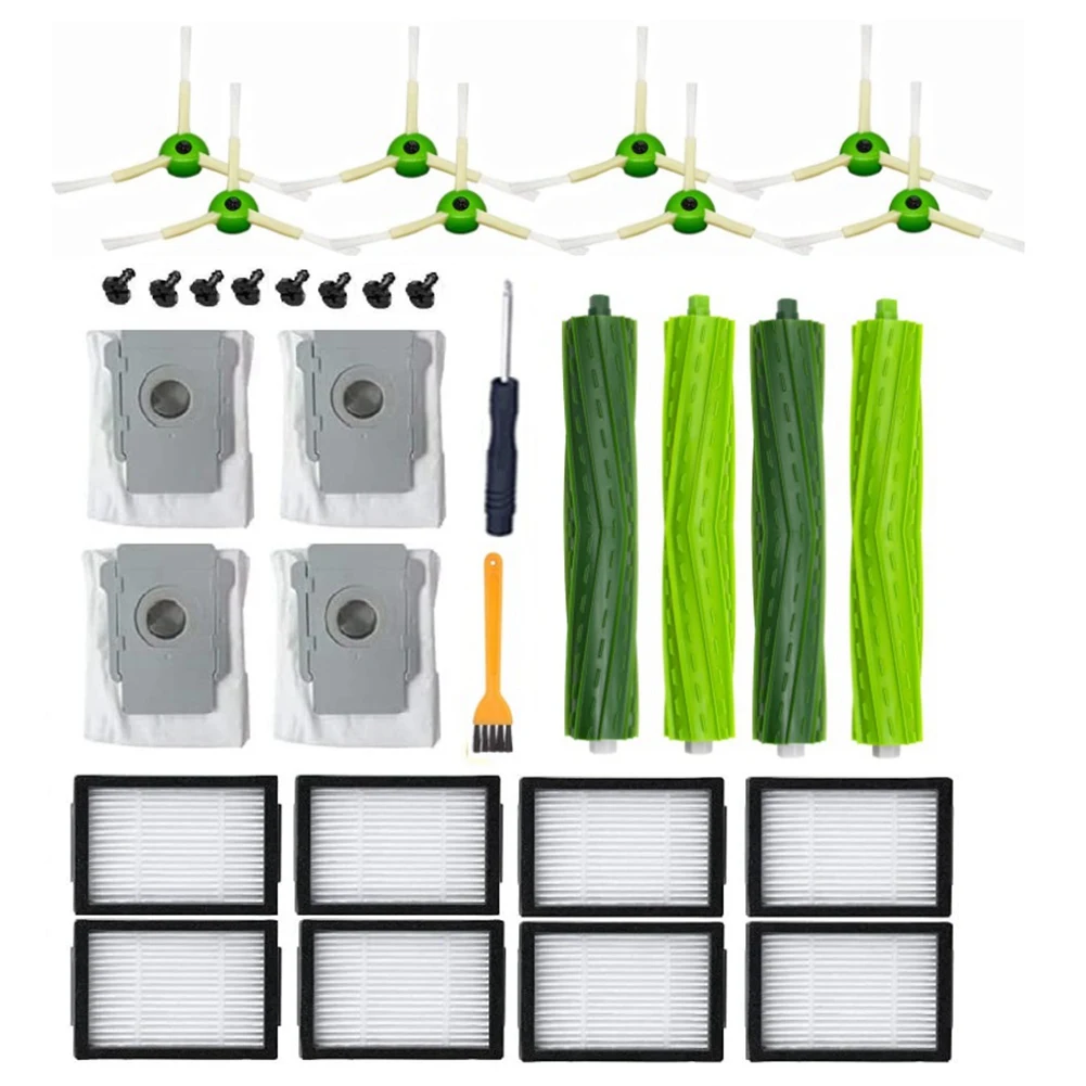 

34Pcs Accessories for iRobot Roomba J7 J7+ I7 I7+ I3 I3+ I4 I4+ I6 I6+ I8 I8+ E5 E6 E7 Robot Vacuum Replacement Kit