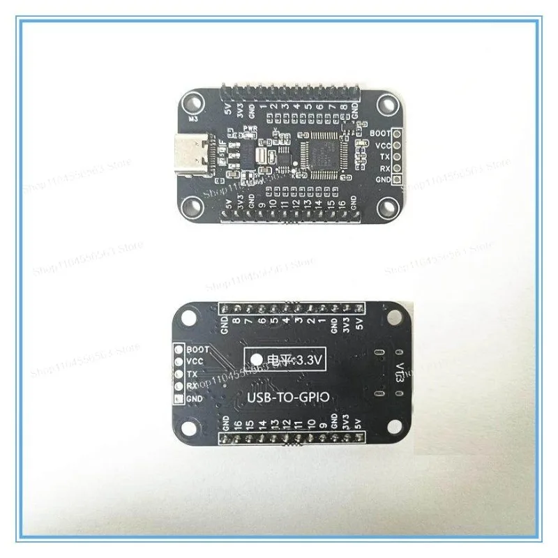 Фото Модуль USB-16 GPIO – последовательный порт для GPIO с поддержкой ШИМ, уровни 3.3В/5В, вход и выход для управления №3