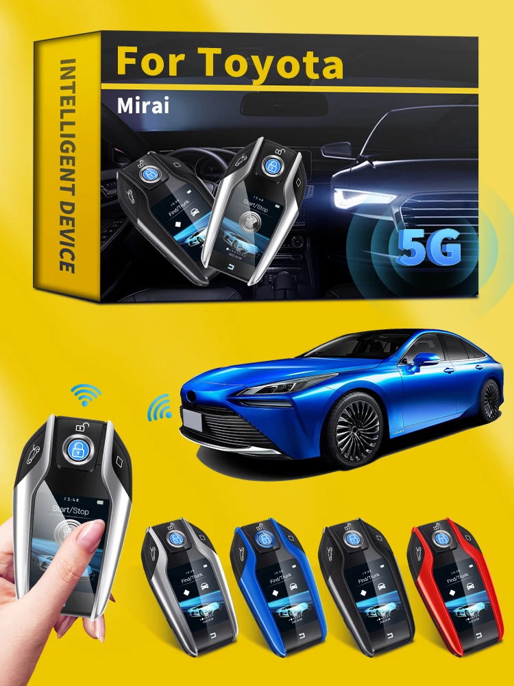 

For Toyota Mirai Upgrade Version Modified Smart Remote Key LCD Screen Display Screen For keyless-go smart key Car Accessories