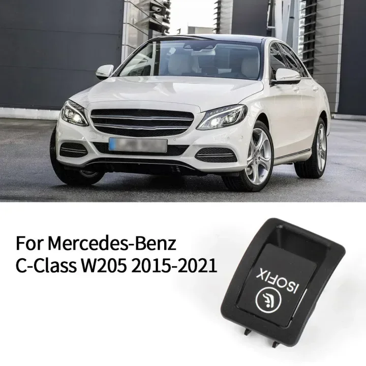 Черный чехол ISOFIX на заказ для Mercedes C Class W205 C300 C350 C200 C180 размещение автомобиля