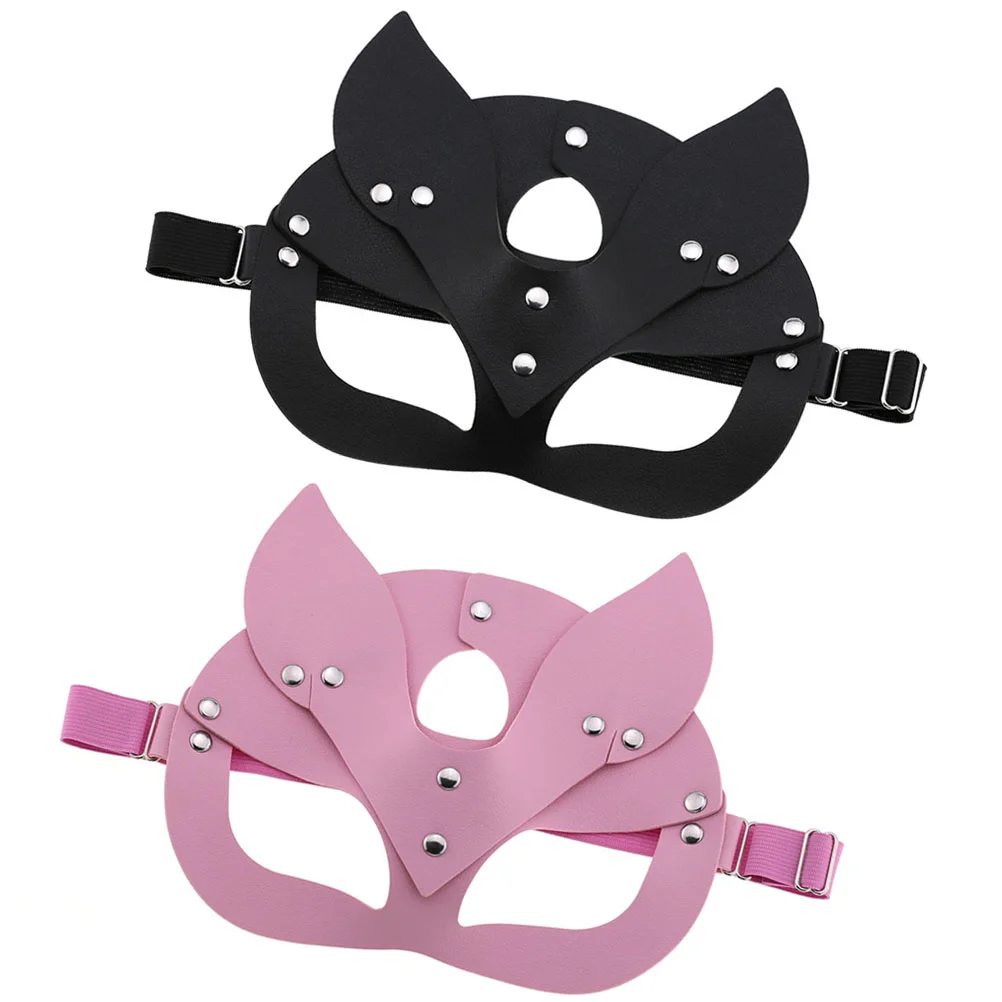 

Mask Masks Cat Face Halloween Party Half Masquerade Women Animal Fox Cosplay Ball Eye Mardi Gras Prom Bunny Costume Ears