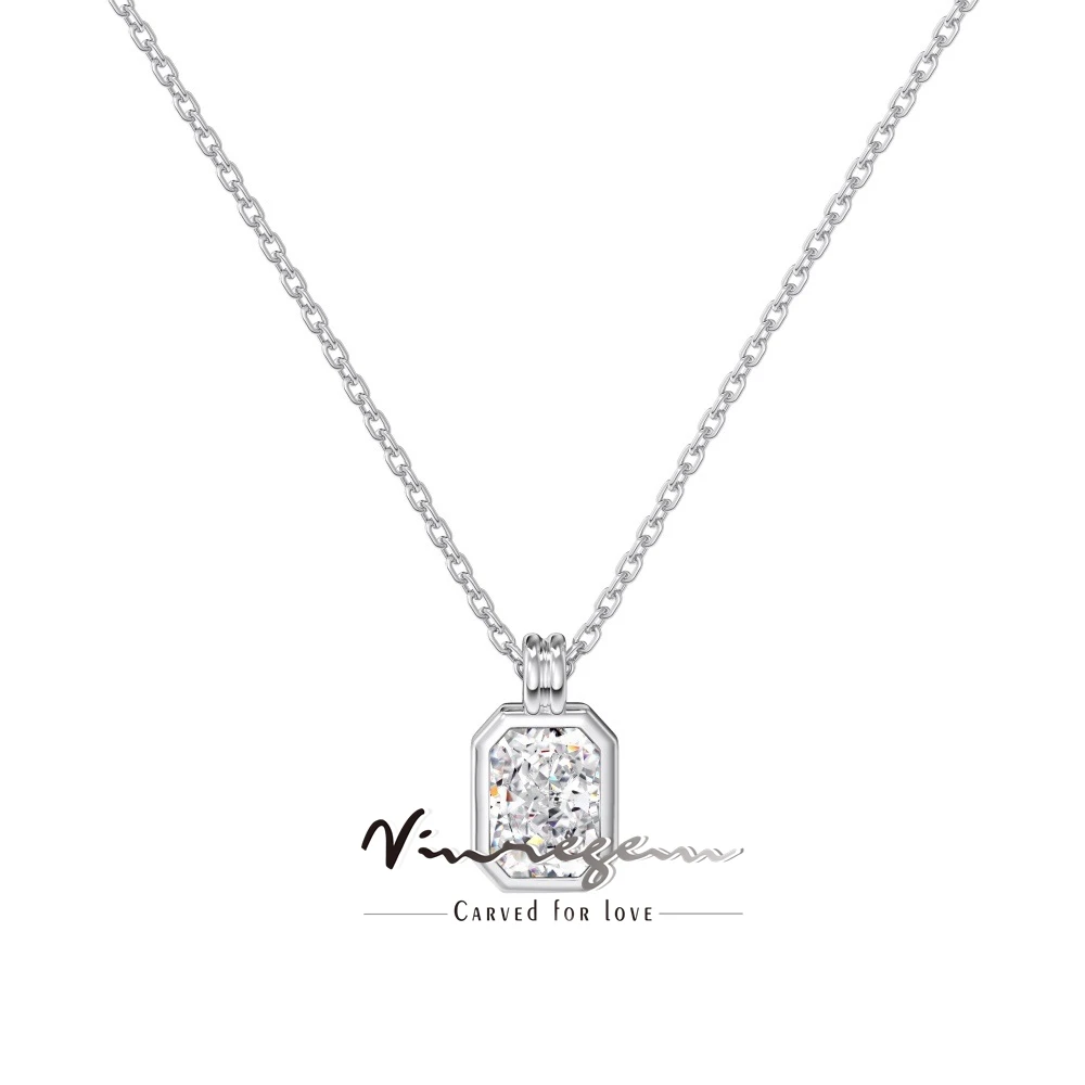 Vinregem Crushed Ice Cut Lab Сапфир Драгоценный Камень Модные Подвески Ожерелья для Женщин