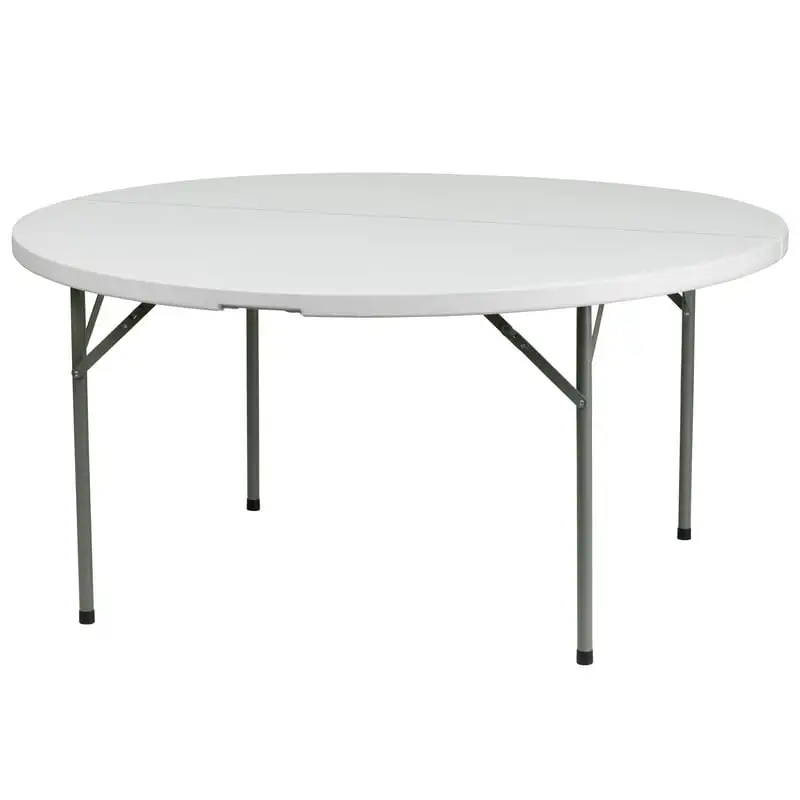 

Round White Plastic Folding Table